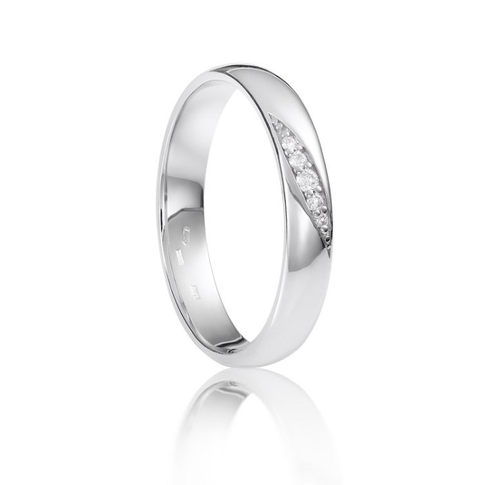Bild von Ring LOEE aus Weißgold mit Diamanten