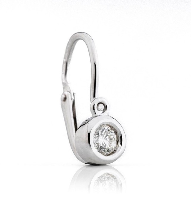 Bild von Kinderohrringe LOEE Kids aus Weißgold mit Diamanten