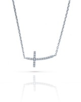 Bild von Halskette LOEE aus Weißgold mit Diamanten