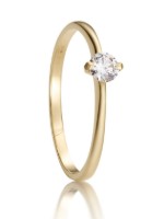 Produktdetails anzeigen - Verlobungsring LOEE aus Gelbgold mit Diamant Bild von Verlobungsring LOEE aus Gelbgold mit Diamant