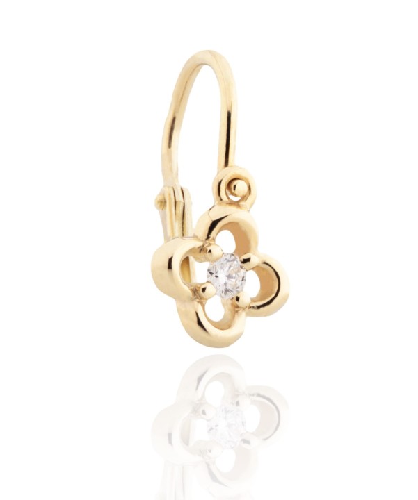 Bild von Kinderohrringe LOEE Kids aus Gelbgold mit Diamanten