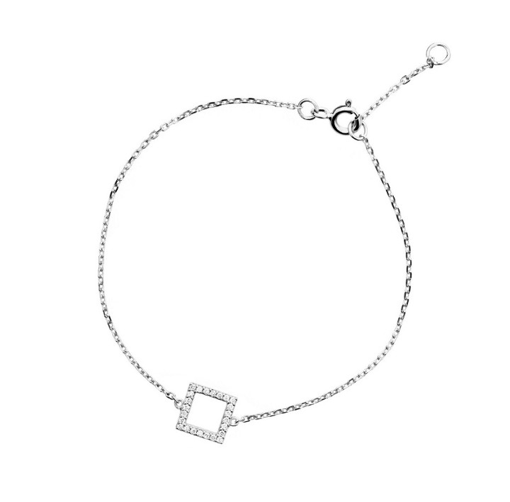 Bild von Armband LOEE Pure aus Weißgold mit Diamanten