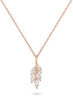 Bild von Anhänger LOEE Gaia aus Roségold mit Diamanten