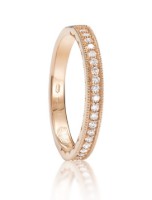 Bild von Ring LOEE aus Roségold mit Diamanten