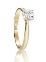 Produktdetails anzeigen - Verlobungsring LOEE aus Gelbgold mit Diamant Bild von Verlobungsring LOEE aus Gelbgold mit Diamant