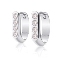 Produktdetails anzeigen - Ohrringe LOEE AVA aus Weißgold mit Diamanten Bild von Ohrringe LOEE AVA aus Weißgold mit Diamanten