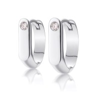Produktdetails anzeigen - Ohrringe LOEE AVA aus Weißgold mit Diamanten Bild von Ohrringe LOEE AVA aus Weißgold mit Diamanten