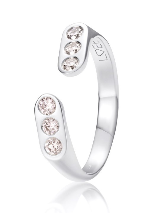 Bild von Ring LOEE AVA aus Weißgold mit Diamanten
