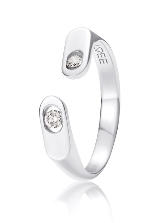 Bild von Ring LOEE AVA aus Weißgold mit Diamanten