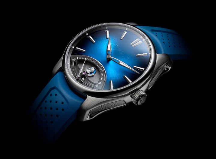 Bild von H. Moser & Cie Pioneer Retrograde Seconds Midnight Blue