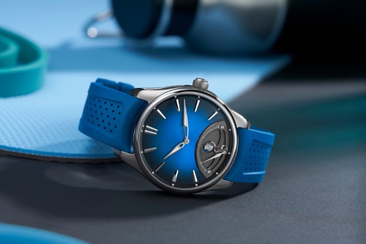 Bild von H. Moser & Cie Pioneer Retrograde Seconds Midnight Blue