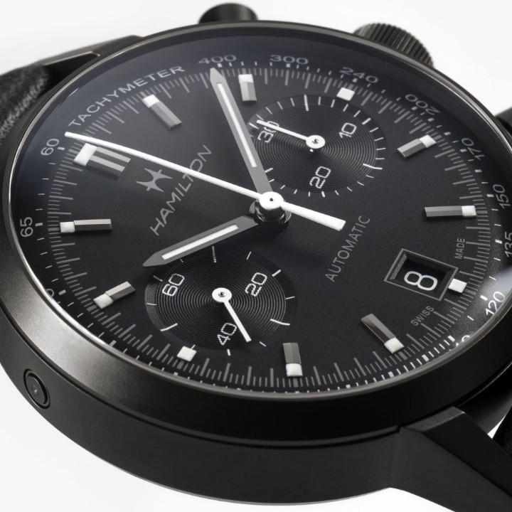 Bild von Hamilton American Classic Intra-Matic Auto Chrono All Black Edition
