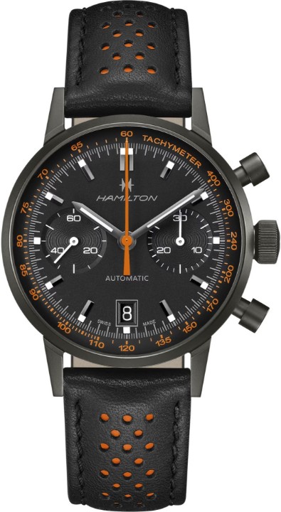 Bild von Hamilton American Classic Intra-Matic Auto Chrono All Black Edition
