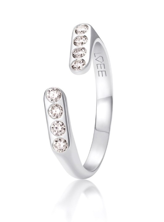 Bild von Ring LOEE AVA aus Weißgold mit Diamanten