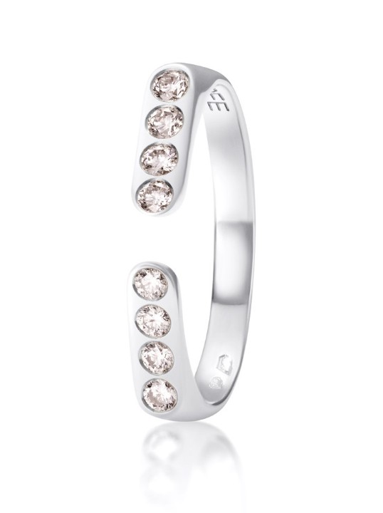 Bild von Ring LOEE AVA aus Weißgold mit Diamanten