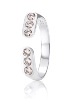 Produktdetails anzeigen - Ring LOEE AVA aus Weißgold mit Diamanten Bild von Ring LOEE AVA aus Weißgold mit Diamanten