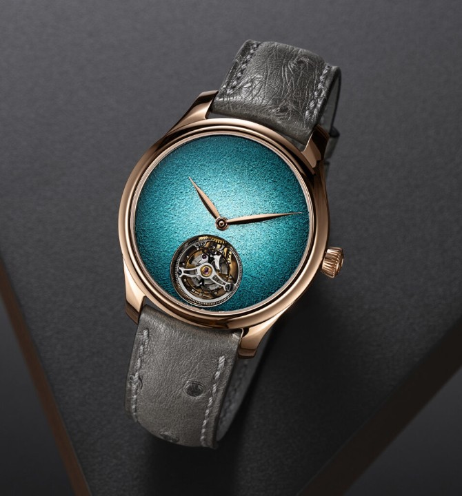 Bild von H. Moser & Cie Endeavour Tourbillon Concept Turquoise Enamel