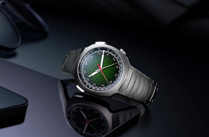 Bild von H. Moser & Cie Streamliner Flyback Chronograph Automatic Matrix Green Fumé