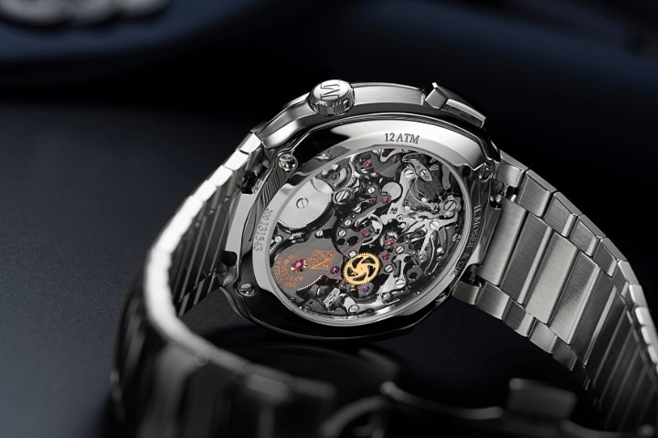 Bild von H. Moser & Cie Streamliner Flyback Chronograph Automatic Matrix Green Fumé