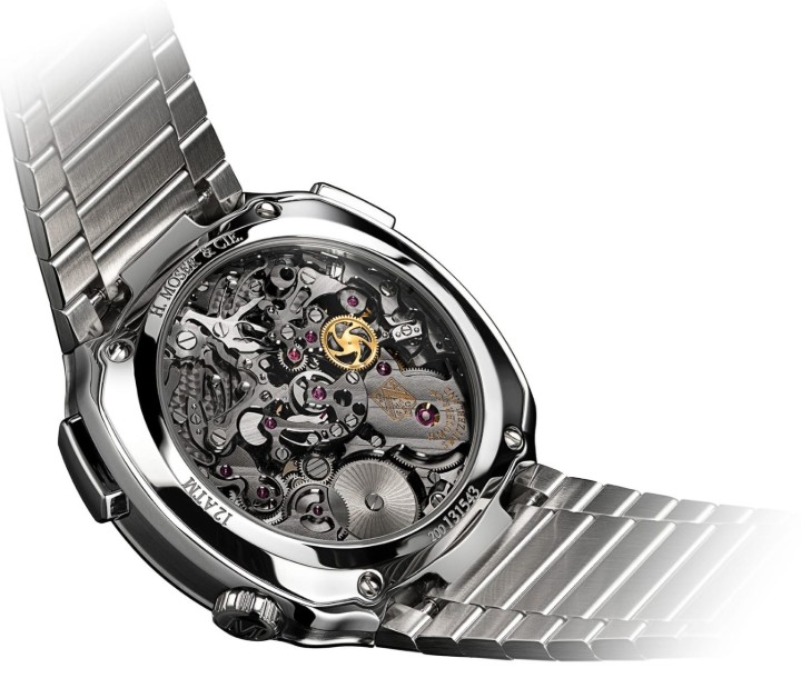 Bild von H. Moser & Cie Streamliner Flyback Chronograph Automatic Matrix Green Fumé