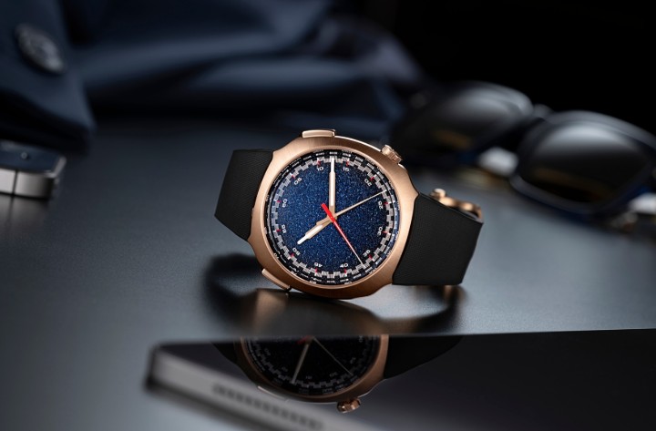 Bild von H. Moser & Cie Streamliner Flyback Chronograph Automatic Midnight Blue Fumé