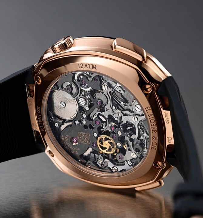 Bild von H. Moser & Cie Streamliner Flyback Chronograph Automatic Midnight Blue Fumé