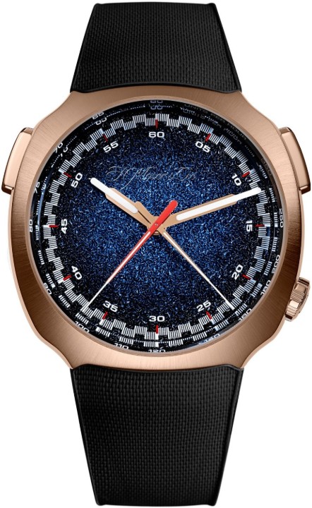 Bild von H. Moser & Cie Streamliner Flyback Chronograph Automatic Midnight Blue Fumé