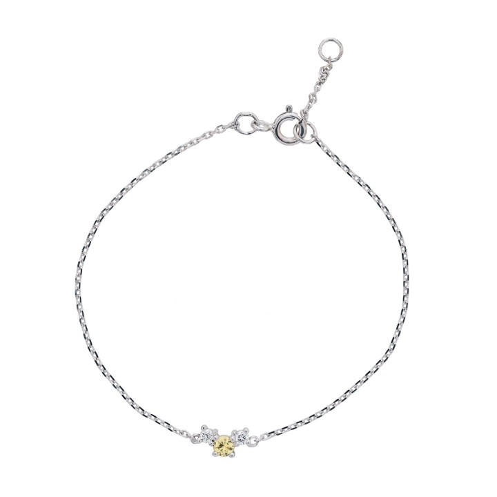 Bild von Armband LOEE Sparkle aus Weißgold mit Diamanten
