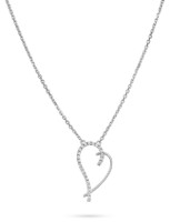 Bild von Halskette LOEE Essence aus Weißgold mit Diamanten