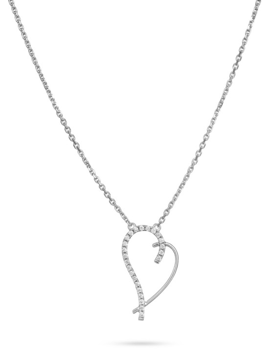 Bild von Halskette LOEE Essence aus Weißgold mit Diamanten