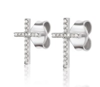 Bild von Ohrringe LOEE Pure aus Weißgold mit Diamanten