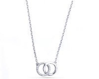 Bild von Halskette LOEE Pure aus Weißgold mit Diamanten
