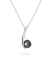 Bild von Anhänger LOEE Pearls aus Weißgold mit Diamanten und Perle