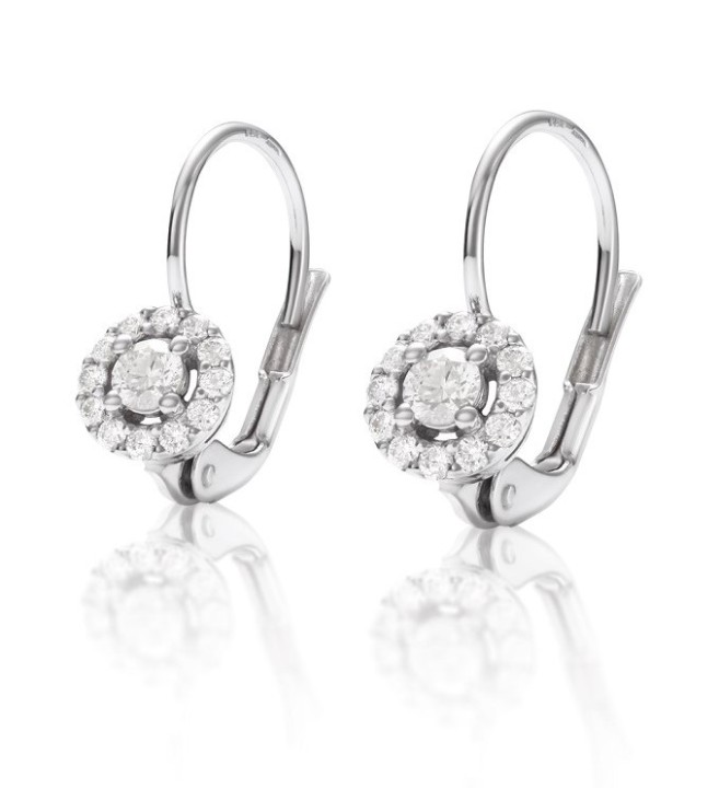 Bild von Ohrringe LOEE Palette Diamonds aus Weißgold mit Diamanten
