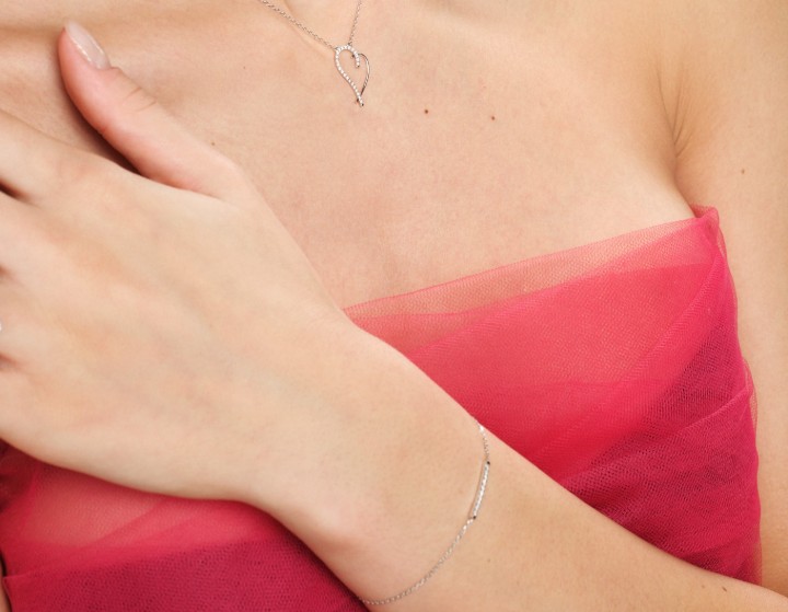Bild von Armband LOEE Pure aus Weißgold mit Diamanten