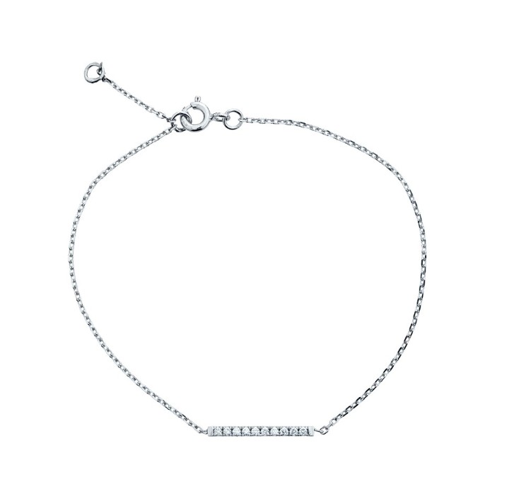 Bild von Armband LOEE Pure aus Weißgold mit Diamanten