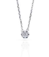 Bild von Halskette LOEE Pure aus Weißgold mit Diamanten