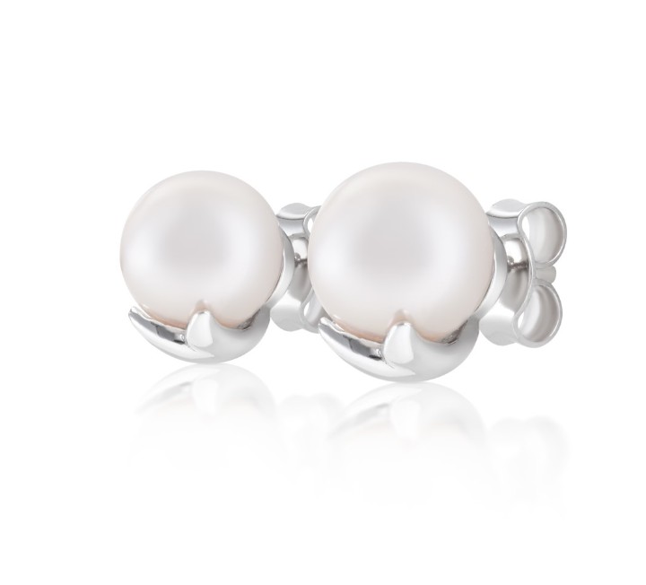 Bild von Ohrringe LOEE Pearls aus Weißgold mit Perlen