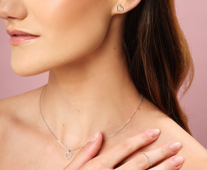 Bild von Anhänger LOEE Pure aus Weißgold mit Diamanten