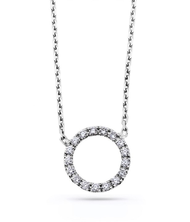 Bild von Halskette LOEE Pure aus Weißgold mit Diamanten