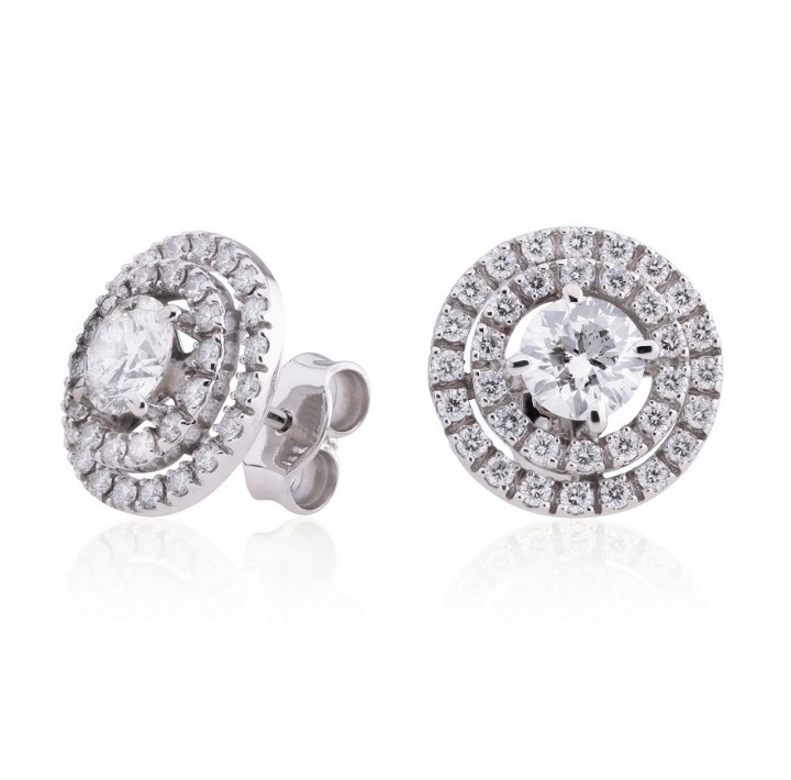 Bild von Ohrringe LOEE aus Weißgold mit Diamanten