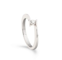 Produktdetails anzeigen - Verlobungsring LOEE aus Weißgold mit Diamant Bild von Verlobungsring LOEE aus Weißgold mit Diamant