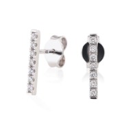 Bild von Ohrringe LOEE Pure aus Weißgold mit Diamanten