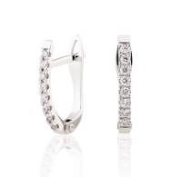 Bild von Ohrringe LOEE Pure aus Weißgold mit Diamanten