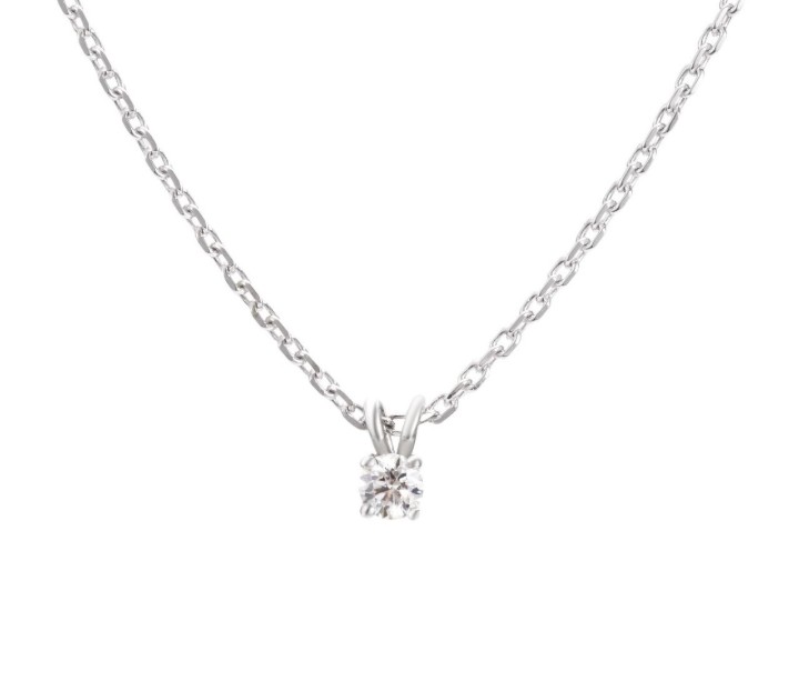 Bild von Anhänger LOEE Essence aus Weißgold mit Diamant