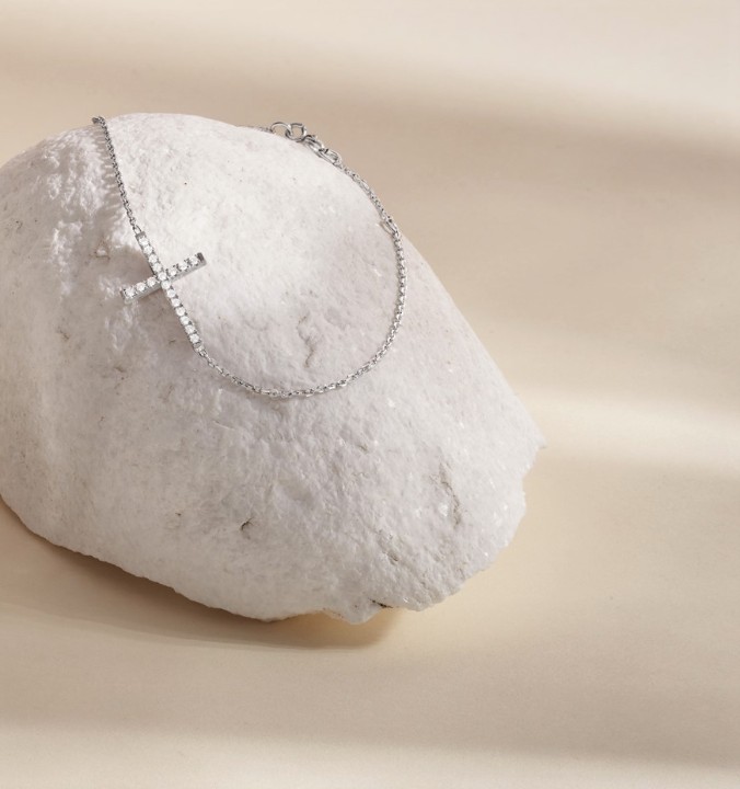 Bild von Armband LOEE Pure aus Weißgold mit Diamanten