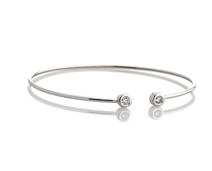 Bild von Armband LOEE Essence aus Weißgold mit Diamanten