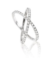 Produktdetails anzeigen - Ring LOEE Pure aus Weißgold mit Diamanten Bild von Ring LOEE Pure aus Weißgold mit Diamanten