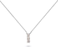 Bild von Halskette LOEE Glare aus Weißgold mit Diamanten