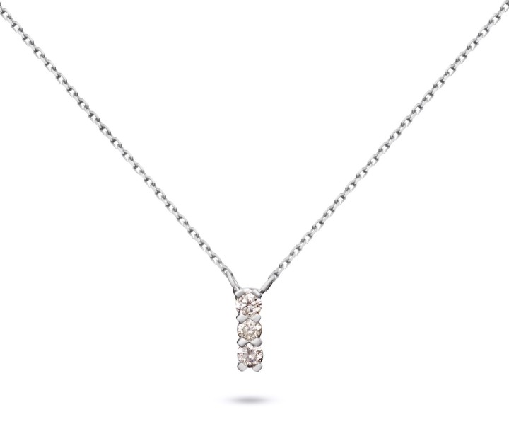 Bild von Halskette LOEE Glare aus Weißgold mit Diamanten